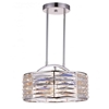 Picture of 15" 4 Light Down Chandelier with Bright Nickel finish