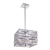 Picture of 15" 6 Light Drum Shade Chandelier with Chrome finish