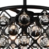 Picture of 16" 3 Light  Chandelier with Black finish
