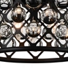 Picture of 16" 3 Light  Chandelier with Black finish