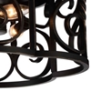 Picture of 16" 3 Light Cage Flush Mount with Autumn Bronze finish