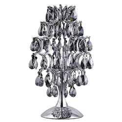 16" 3 Light Table Lamp with Chrome finish