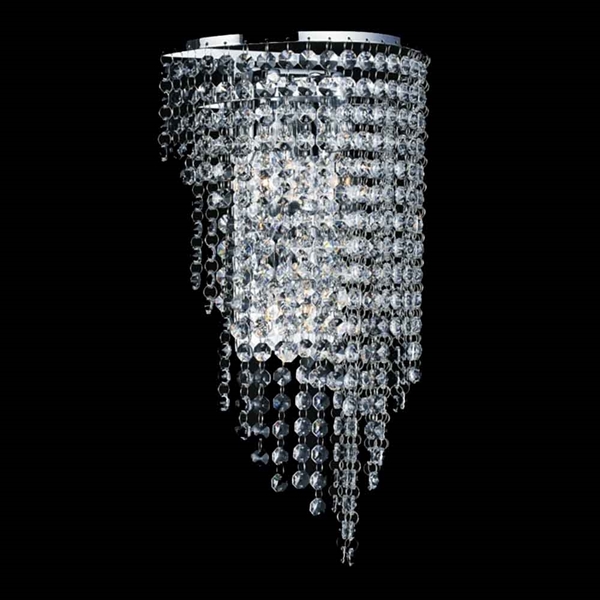 Picture of 16" 3 Light Wall Sconce with Chrome finish