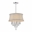 16" 4 Light Drum Shade Chandelier with Chrome finish