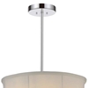 Picture of 16" 4 Light Drum Shade Chandelier with Chrome finish