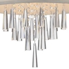 Picture of 16" 4 Light Drum Shade Chandelier with Chrome finish