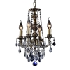 Picture of 16" 4 Light Up Chandelier with Antique Brass finish