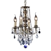 Picture of 16" 4 Light Up Chandelier with French Gold finish