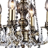 Picture of 16" 4 Light Up Chandelier with French Gold finish