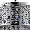 Picture of 16" 5 Light Drum Shade Chandelier with Chrome finish