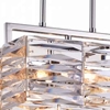 Picture of 16" 8 Light Down Chandelier with Bright Nickel finish