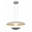 16" LED Down Pendant with White finish