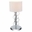 17" 1 Light Table Lamp with Chrome finish
