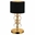 17" 1 Light Table Lamp with Gold finish