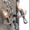 Picture of 17" 2 Light Wall Sconce with Luxor Silver finish