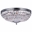 17" 3 Light Up Chandelier with Chrome finish