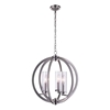 Picture of 18" 3 Light  Chandelier with Satin Nickel finish