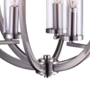 Picture of 18" 3 Light  Chandelier with Satin Nickel finish