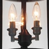 Picture of 18" 3 Light Drum Shade Mini Pendant with Oil Rubbed Bronze finish