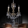 Picture of 18" 3 Light Up Chandelier with Antique Brass finish