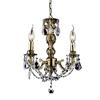 Picture of 18" 3 Light Up Chandelier with French Gold finish