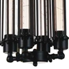 Picture of 18" 4 Light Down Mini Pendant with Black finish