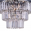 Picture of 18" 5 Light Down Chandelier with Chrome finish
