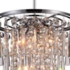 Picture of 18" 6 Light Down Chandelier with Chrome finish