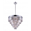 Picture of 18" 7 Light Down Chandelier with Chrome finish