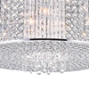 Picture of 18" 9 Light Down Chandelier with Chrome finish