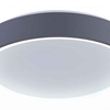 Picture of 18" LED Drum Shade Flush Mount with White finish