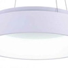 Picture of 18" LED Drum Shade Pendant with White finish