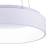 Picture of 18" LED Drum Shade Pendant with White finish