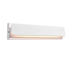 18" LED Wall Sconce with White Finish