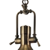 Picture of 19" 1 Light Down Pendant with Antique Bronze finish