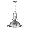 Picture of 19" 1 Light Down Pendant with Satin Nickel finish
