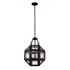 19" 3 Light  Pendant with Rust finish
