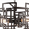 Picture of 19" 3 Light Down Chandelier with Brown finish