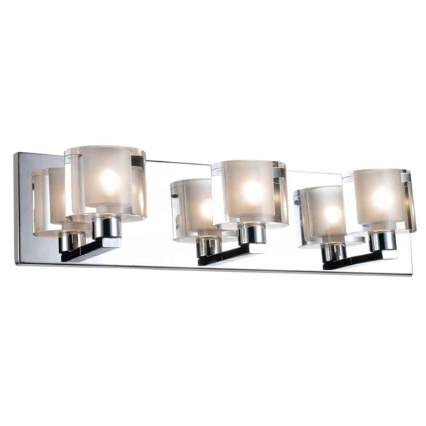 Picture of 19" 3 Light Wall Sconce with Chrome finish