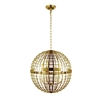 Picture of 19" 4 Light  Chandelier with Gold finish