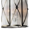 Picture of 19" 4 Light Drum Shade Pendant with Antique Brass finish