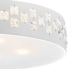 Picture of 19" 5 Light Down Chandelier with White finish