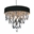 19" 6 Light Drum Shade Chandelier with Chrome finish
