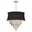 19" 6 Light Drum Shade Chandelier with Chrome finish