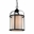 20" 1 Light Candle Mini Pendant with Oil Rubbed Brown finish