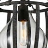 Picture of 20" 1 Light Down Pendant with Antique Black finish