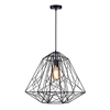 Picture of 20" 1 Light Down Pendant with Black finish