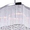 Picture of 20" 10 Light Drum Shade Chandelier with Chrome finish