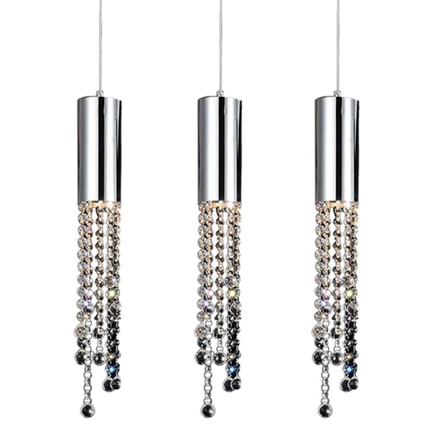 Picture of 20" 3 Light Multi Light Pendant with Chrome finish