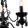 Picture of 20" 3 Light Up Chandelier with Black finish